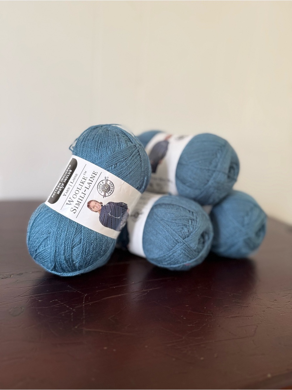 (4) Loop & Threads Woolike, Teal Lake *discontinued*, Super Fine, 678 yrds each